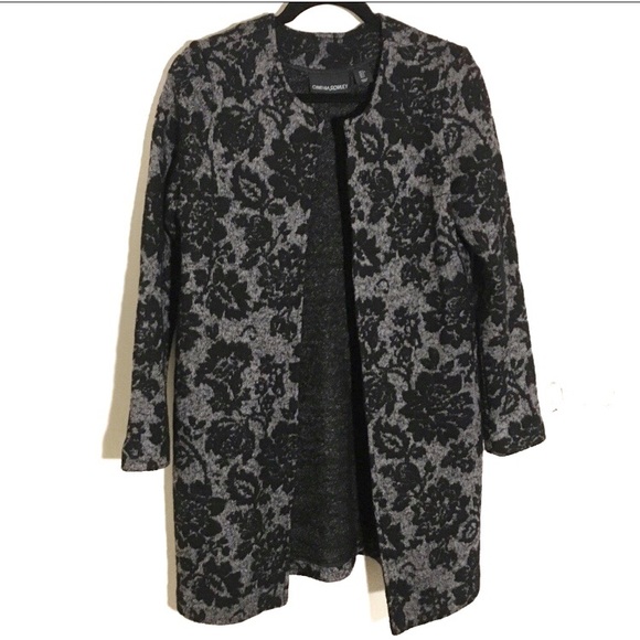 Cynthia Rowley Jackets & Blazers - Cynthia Rowley floral gray coat